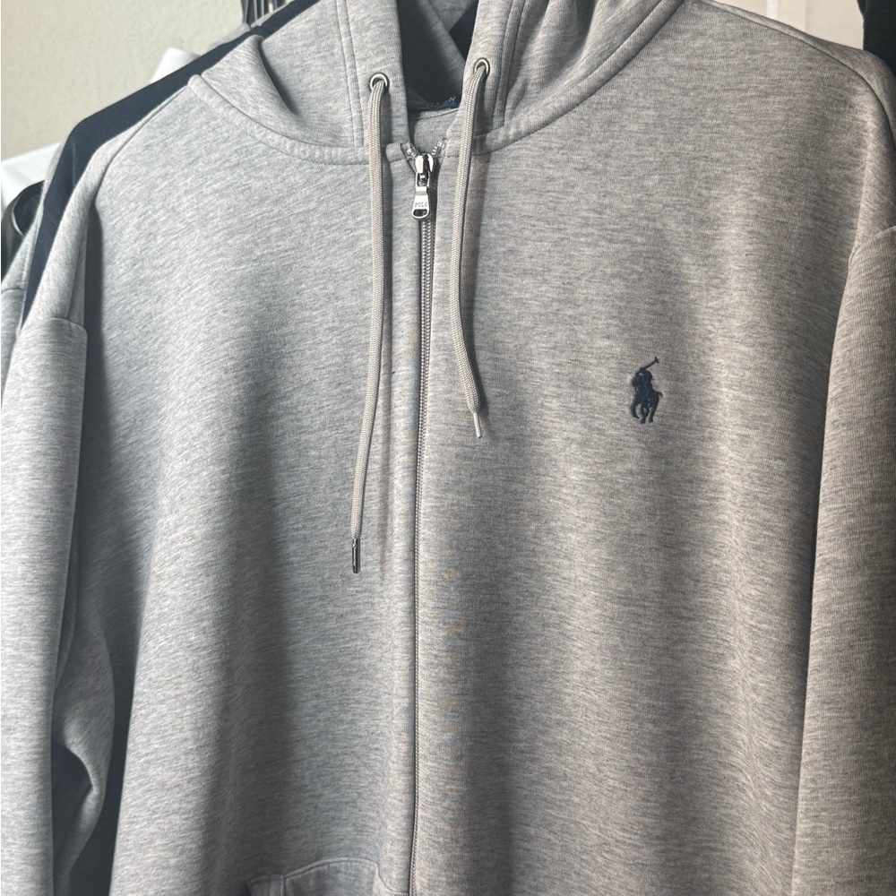 Polo by Ralph Lauren Gray Zip Up Sweater